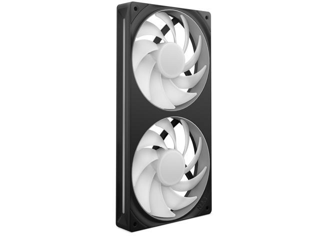 NZXT - F240 RGB Core - 240mm Single-Frame Case Fan Unit with 2 x 120mm RGB Fans and Fluid Dynamic Bearings - Black - image 12