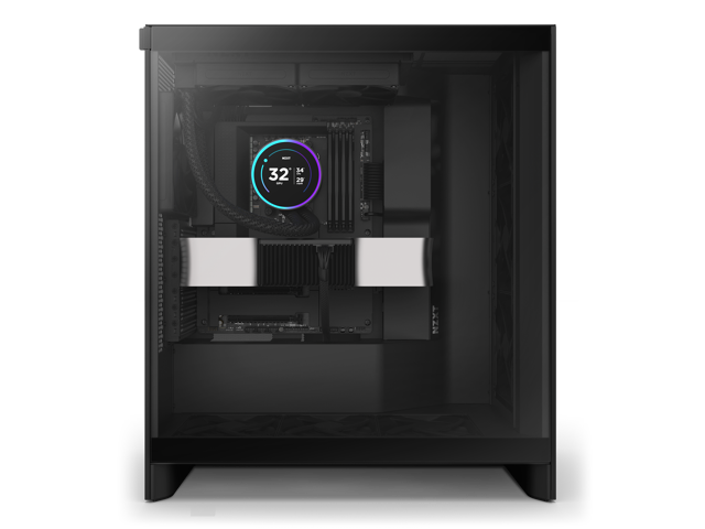 NZXT - Kraken Elite 240mm 2024 Radiator Liquid Cooler (2 x 120mm F Fans) with 2.72" IPS Display - Black - image 6