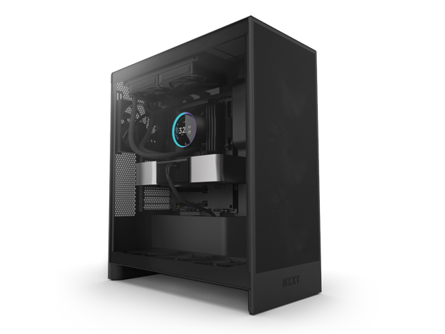 NZXT - Kraken Elite 240mm 2024 Radiator Liquid Cooler (2 x 120mm F Fans) with 2.72" IPS Display - Black - image 7