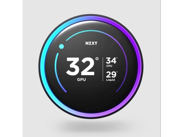 NZXT - Kraken Elite RGB 240mm 2024 Radiator (1x Single-Frame RGB Core Fan) Liquid Cooler with 2.72" 60FPS Display - Black - image 4