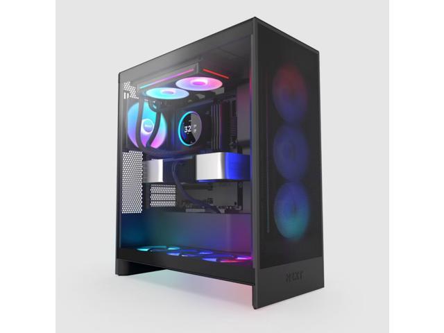 NZXT - Kraken Elite RGB 240mm 2024 Radiator (1x Single-Frame RGB Core Fan) Liquid Cooler with 2.72" 60FPS Display - Black - image 7