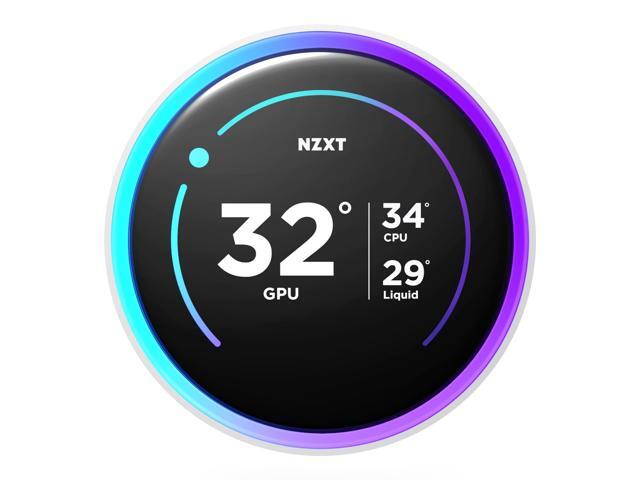 NZXT - Kraken Elite RGB 240mm 2024 Radiator (1x Single-Frame RGB Core Fan) Liquid Cooler with 2.72" 60FPS Display - White - image 3