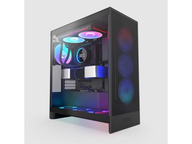 NZXT - Kraken Elite RGB 280mm 2024 Radiator (1x Single-Frame RGB Core Fan) Liquid Cooler with 2.72" 60FPS Display - Black - image 7
