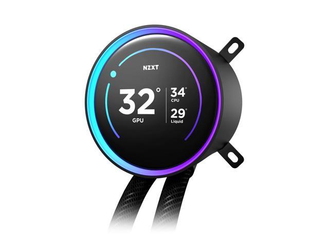 NZXT - Kraken Elite RGB 360mm 2024 Radiator (1x Single-Frame RGB Core Fan) Liquid Cooler with 2.72" 60FPS Display - Black - image 4
