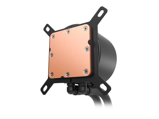 NZXT - Kraken Plus RGB 240mm Radiator CPU Liquid Cooler (1 x F240 RGB Core single-frame fan) with 1.54" Square LCD - Black - image 4