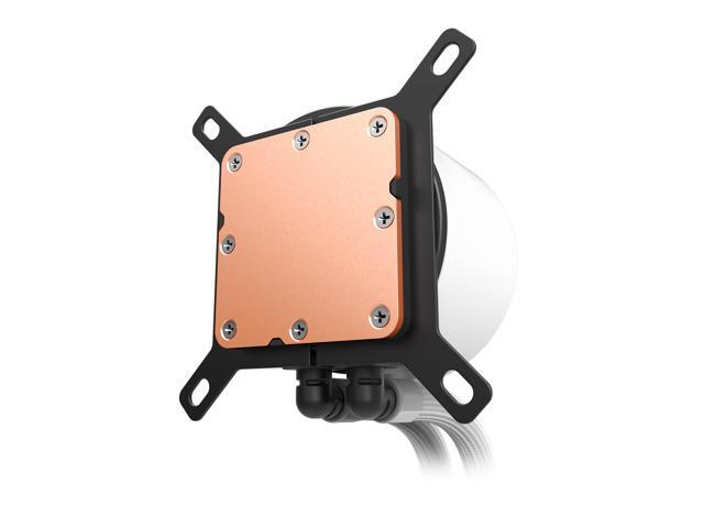 NZXT - Kraken Plus RGB 360mm Radiator CPU Liquid Cooler (1 x F360 RGB Core single-frame fan) with 1.54" Square LCD - White - image 4