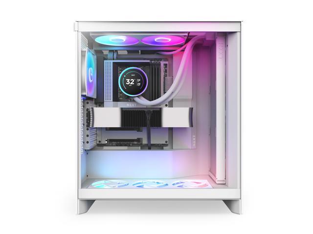 NZXT - Kraken Elite RGB 420mm Radiator (1x F420 RGB Core Single-Frame Fan) AIO Liquid Cooler with 2.72" IPS LCD - White - image 3