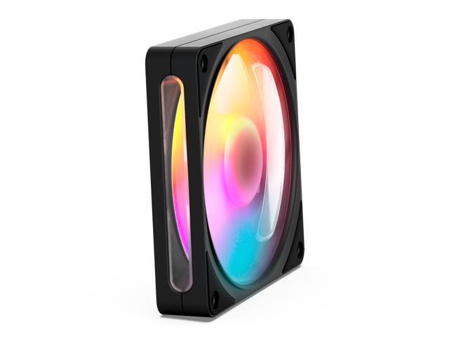 NZXT F120 RGB Black 120mm PWM Addressable RGB Case Fan