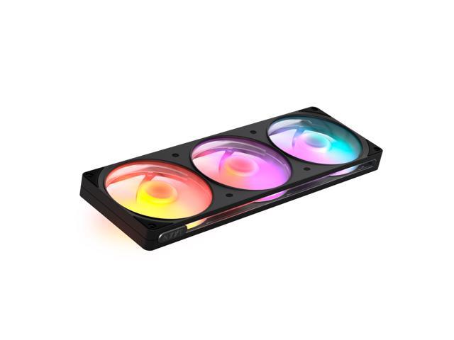 NZXT F360 RGB Black 360mm PWM Single-Frame Addressable RGB Fan