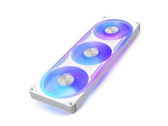 NZXT F360U White 360mm Ultra Single-Frame Multi-Zone Addressable RGB Fan