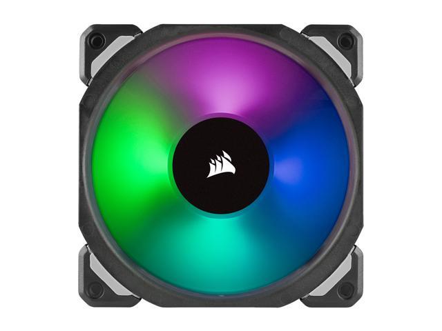 CORSAIR ML120 PRO RGB, 120mm Premium Magnetic Levitation RGB LED PWM Fan, CO-9050076-WW. 3-Pack with Lighting Node PRO.