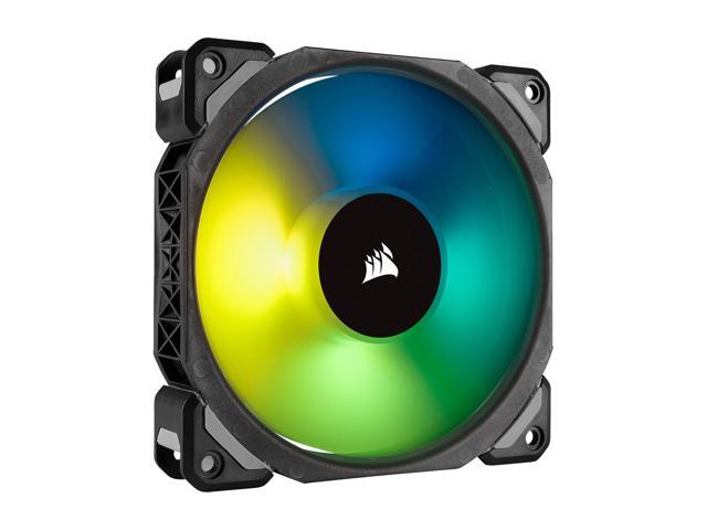 CORSAIR ML120 PRO RGB, 120mm Premium Magnetic Levitation RGB LED PWM Fan, CO-9050076-WW. 3-Pack with Lighting Node PRO.