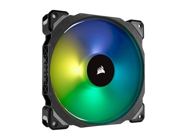 CORSAIR ML140 PRO RGB, 140mm Premium Magnetic Levitation RGB LED PWM Fan, CO-9050078-WW. 2-Pack with Lighting Node PRO.