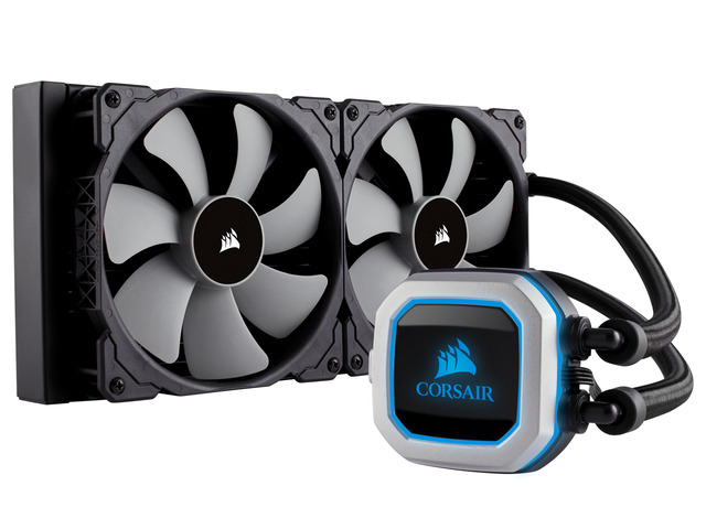 Corsair Hydro Series, H115i PRO RGB, 280mm. Dual 140mm ML PWM Fans, Advanced RGB Lighting & Fan Control w/ Software. Liquid CPU Cooler....