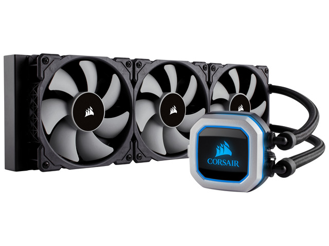 Corsair Hydro Series, H150i PRO RGB, 360mm. 3 X 120mm ML PWM Fans, Advanced RGB Lighting & Fan Control w/ Software. Liquid CPU Cooler....