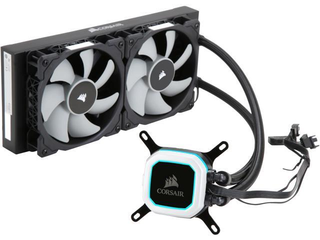Corsair Hydro Series H100i PRO Low Noise 240mm RGB Water/Liquid CPU Cooler 240mm (CW-9060033-WW) Support Intel LGA 1200, 2066, AMD AM4
