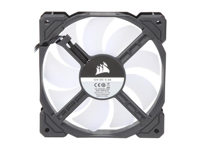 Corsair AF Series AF120 LED (2018) CO-9050084-WW Blue LED Case Fan, 3-Pack.