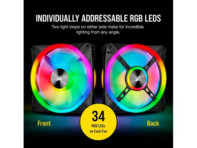 CORSAIR QL Series, iCUE QL140 RGB, 140mm RGB LED Fan, Single Pack, CO-9050099-WW