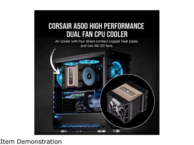 CORSAIR A500 High Performance Dual Fan CPU Cooler, CT-9010003-WW