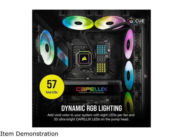 CORSAIR iCUE H150i ELITE CAPELLIX Liquid CPU Cooler, CW-9060048-WW LGA 1700 Compatible