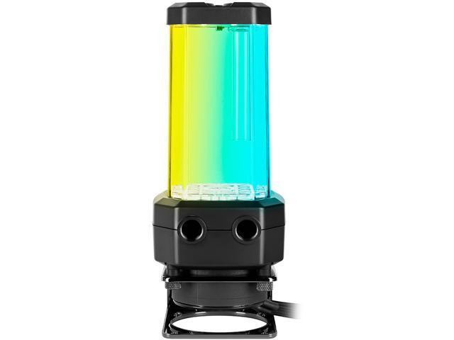 CORSAIR Hydro X Series XD5 RGB Pump/Reservoir Combo - D5 PWM Pump - 330ml Reservoir - Ten Individually Addressable RGB LEDs - Temperature Sensor