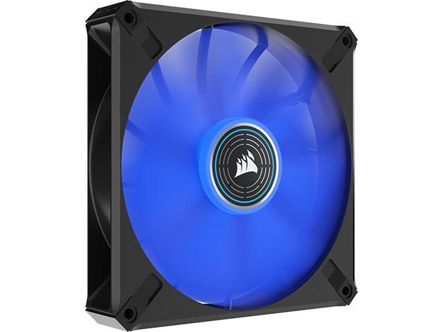 CORSAIR ML140 LED ELITE Blue Premium 140mm PWM Magnetic Levitation Fan - Black