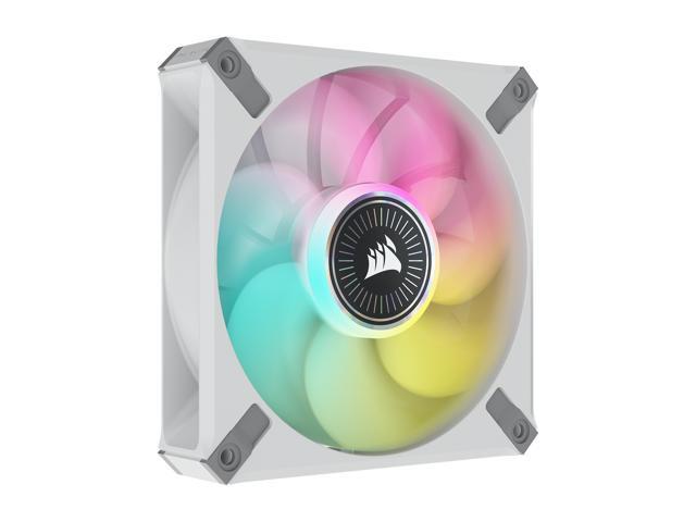 CORSAIR iCUE ML120 RGB ELITE Premium 120mm PWM Magnetic Levitation Fan - White