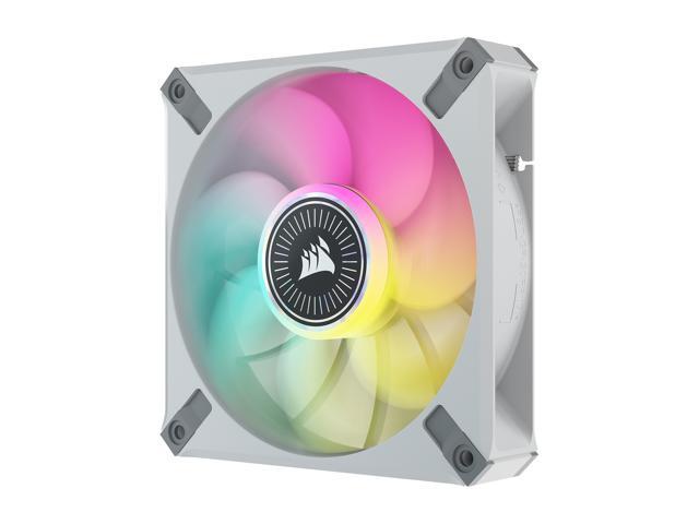 CORSAIR iCUE ML120 RGB ELITE Premium 120mm PWM Magnetic Levitation Fan - White