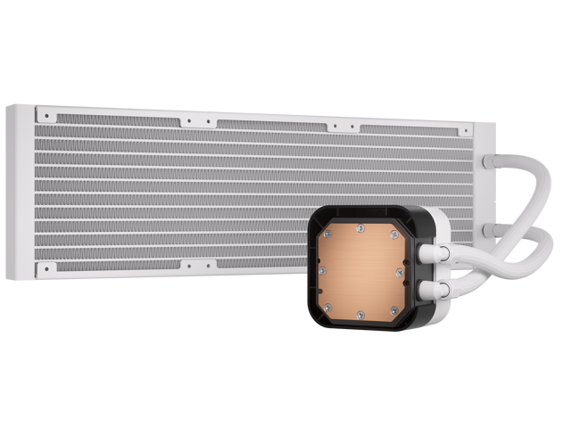 CORSAIR iCUE H150i ELITE LCD XT Liquid CPU Cooler - White - IPS LCD Screen - AF120 RGB ELITE Fans - 360mm Radiator - Fits Intel LGA 1851/1700, AMD...