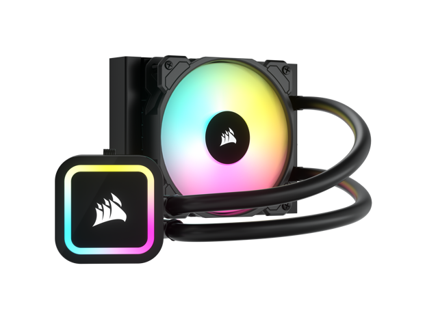 Corsair H60x RGB Elite Liquid CPU Cooler - 16 Dynamic RGB LEDs - SP120 RGB Elite Series PWM Fan with AirGuide Technology - Intel LGA 1851, 1700,...