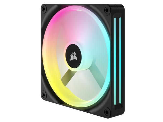CORSAIR - iCUE LINK QX140 RGB 140mm PWM Computer Case Fan with iCUE LINK System Hub Kit (2-pack) - Black - image 10