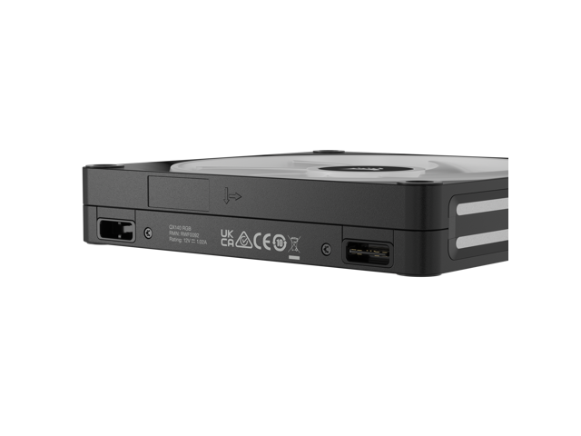 CORSAIR - iCUE LINK QX140 RGB 140mm PWM Computer Case Fan with iCUE LINK System Hub Kit (2-pack) - Black - image 12