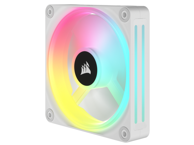 CORSAIR - iCUE LINK QX120 RGB 120mm PWM Computer Case Fan with iCUE LINK System Hub Kit (3-pack) - White - image 10