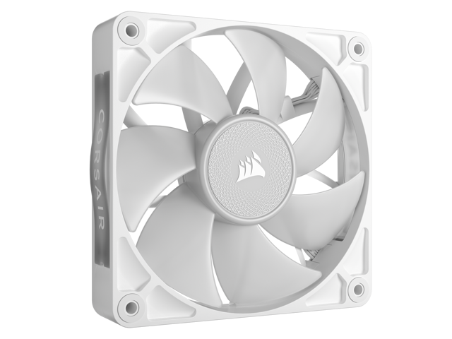 CORSAIR - iCUE LINK RX120 RGB 120mm PWM Computer Case Fan Starter Kit (3-pack) - White - image 7