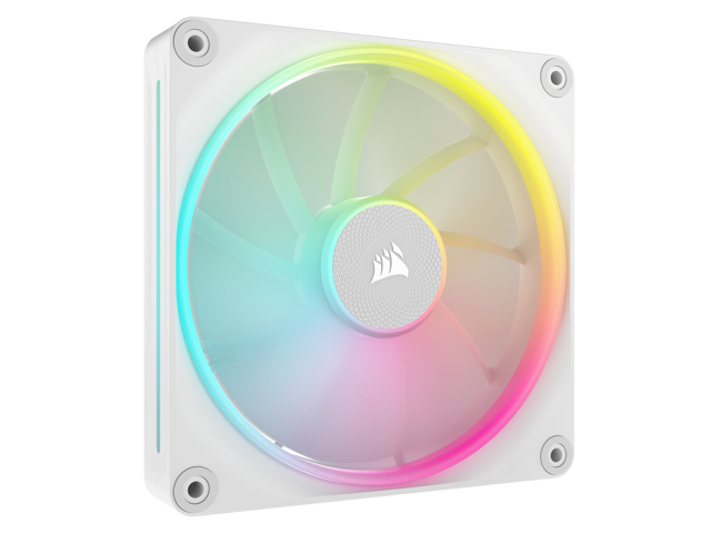 CORSAIR LX RGB Series, iCUE LINK LX140 RGB White, 140mm Fan, Dual Pack