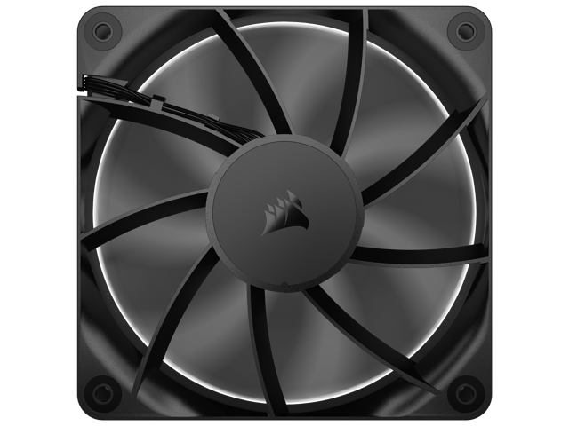 CORSAIR RS120 PWM 120mm Fans Triple Pack - Simplified Control - Daisy-Chain 4-Pin PWM Connection - Concentrated AirGuide Cooling - Magnetic Dome...