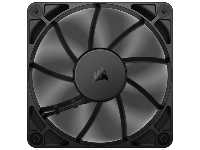 CORSAIR RS120 PWM 120mm Fans Triple Pack - Simplified Control - Daisy-Chain 4-Pin PWM Connection - Concentrated AirGuide Cooling - Magnetic Dome...