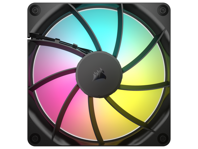 CORSAIR RS140 ARGB PWM 140mm Fans Dual Pack - Simplified Control - Daisy-Chain 4-Pin PWM and +5V ARGB Connections - Concentrated AirGuide Cooling -...