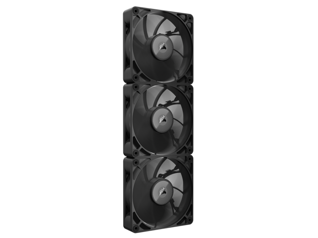 CORSAIR iCUE LINK RX120 MAX 120mm PWM Thick Fans - Starter Kit - High Static Pressure Fan - Up to 2,000 RPM - 30mm Thickness - iCUE LINK System...