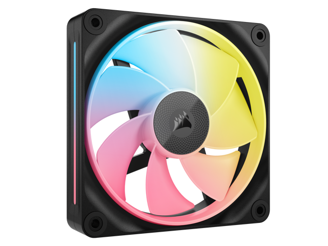 CORSAIR - iCUE LINK LX120-R RGB 120mm PWM Reverse Blade Computer Case Fan Starter Kit (3-pack) - Black - image 11