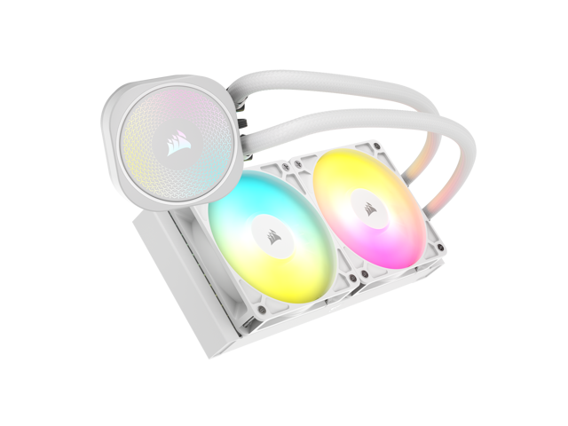 CORSAIR NAUTILUS RS ARGB 240mm AIO Liquid CPU Cooler (White) - image 10