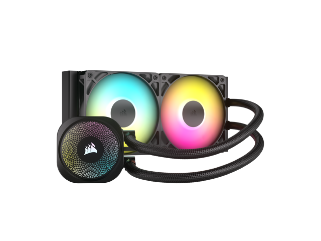 CORSAIR - NAUTILUS 240 ARGB Liquid CPU Cooler with RS120 ARGB Fans - Black - image 10