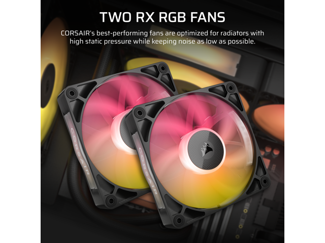 CORSAIR - iCUE LINK TITAN 240 RX LCD Liquid CPU Cooler - Black - image 7