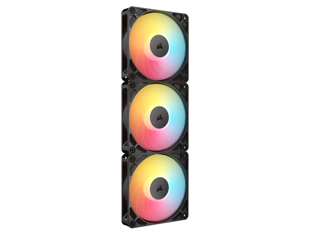 CORSAIR - RS120-R ARGB 120mm PWM Fans (3-pack) - Black - image 3