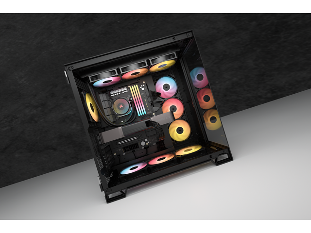 CORSAIR - RS120-R ARGB 120mm PWM Fans (3-pack) - Black - image 6