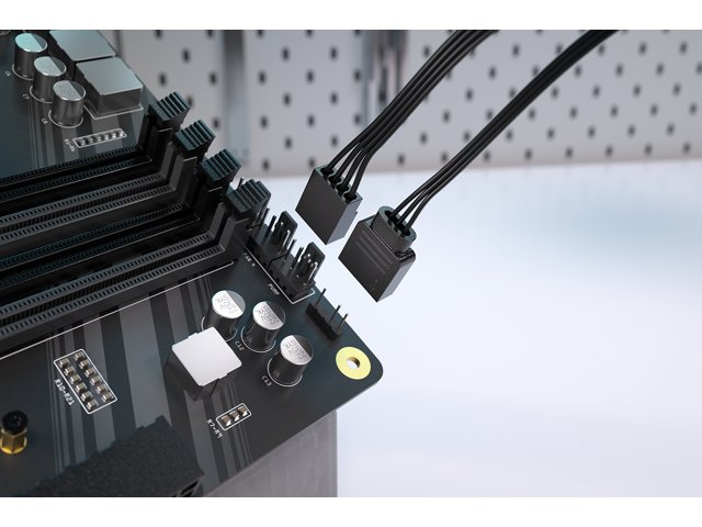 CORSAIR - RS120-R ARGB 120mm PWM Fans (3-pack) - Black - image 8