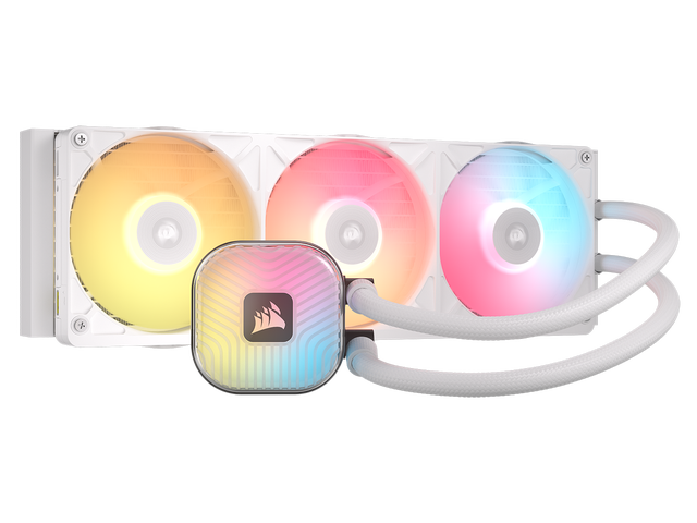 CORSAIR iCUE LINK TITAN II 360 RX RGB AIO Liquid CPU Cooler - White - RX II RGB Fans - Fits AMD AM5/AM4 & Intel LGA 1954/1851/1700 - iCUE LINK...