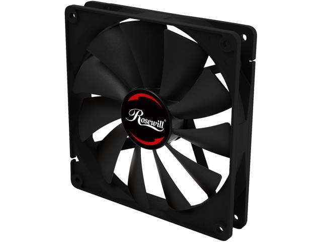 Rosewill RAWP-141411 V2 - Seal, Silent, IP56 Dust Resistant Splash-Proof 140 mm Case Fan - Advanced Teflon Nano Bearing with Noise Cancelation Adapter