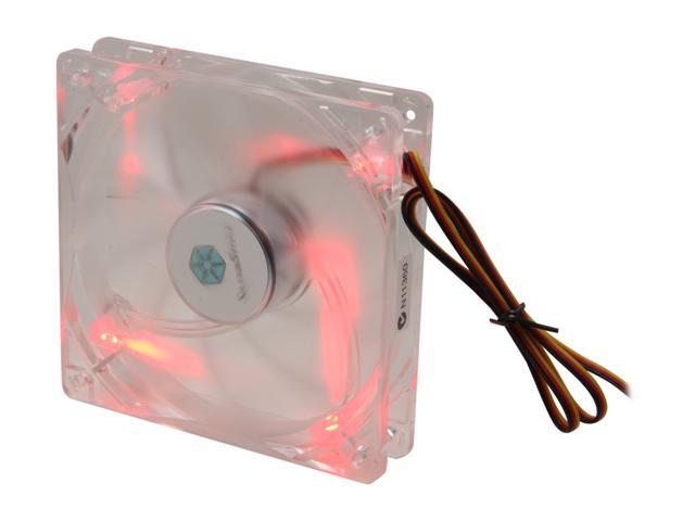 SilverStone FN121-P-RL Red LED Case Fan