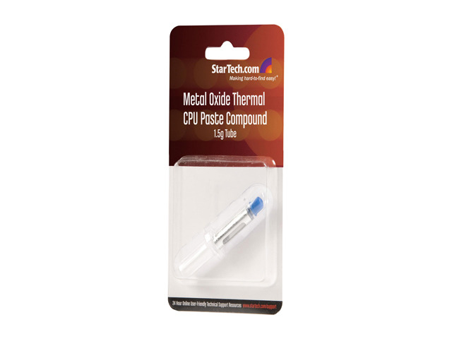 StarTech. com SILVGREASE1 1.5g Metal OxIDE Thermal CPU Paste Compound Tube for Heatsink - cpu paste - thermal compound - thermal grease — photo 2